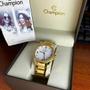 Imagem de Relógio Champion Feminino Dourado Elegance QTZ CN26082M