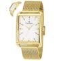 Imagem de Relógio Champion Feminino Ref: Cn21327h Retangular Mesh Dourado