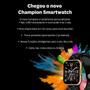 Imagem de Relogio Champion Smart Watch Inteligente 033 Lançamento Prova DAgua CH50033N + Pulseira Extra e Garantia de um ano