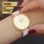 Imagem de Relógio Condor Feminino Dourado Prova Dágua 1 Ano Garantia