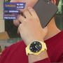 Imagem de Relógio Condor Masculino Dourado Prova Dágua 1 Ano Garantia