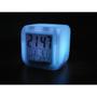 Imagem de Relógio Cubo luzes Led 5x1 termometro alarme luminaria cores