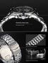 Imagem de Relógio Curren 8023 Luxo Masculino Aço Inoxidável Estojo