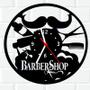 Imagem de Relógio De Madeira MDF Parede Barber Shop Barbearia 8