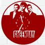 Imagem de Relógio De Madeira MDF Parede Green Day Rock V