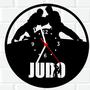 Imagem de Relógio De Madeira MDF Parede Judo Luta