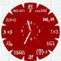 Imagem de Relógio De Madeira MDF Parede Matematica Aritmetica 2 V