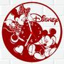 Imagem de Relógio De Madeira MDF Parede Mickey Minnie Disney 2 V