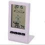 Imagem de Relógio de mesa despertador umidade termômetro máxima mínima