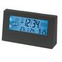 Imagem de Relogio de mesa digital despertador com medidor de temperatura umidade e calendario tela lcd com luz
