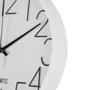 Imagem de Relogio de parede 24 cm branco com numeros pretos