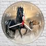 Imagem de Relógio De Parede Animais Cavalo Gg 50 Cm Quartz Salas