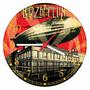Imagem de Relógio De Parede Banda Led Zeppelin Quarto Salas Tamanho Grande 50 Cm Quartz G01