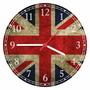 Imagem de Relógio De Parede Bandeira Da Inglaterra Tamanho 40 Cm RC003
