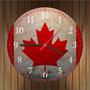 Imagem de Relógio De Parede Bandeira Do Canadá Salas Quartos Cozinha Decoração 40 Cm RC002
