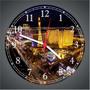 Imagem de Relógio De Parede Cidade Las Vegas Decoração Quartz