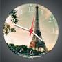 Imagem de Relógio De Parede Cidade Paris França Torre Eiffel Paisagem Decoração Quartz 40 Cm RC004