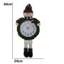 Imagem de Relógio de Parede com Boneco de Neve Pelúcia de Luxo com 60cm de Altura CBRN0432