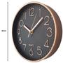 Imagem de Relógio de Parede Decorativo Moderno 30cm Rose Gold Silencioso Grande Decoração Cozinha Sala