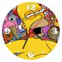 Imagem de Relógio De Parede Desenho Simpsons Homer 