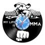 Imagem de Relógio De Parede Disco Vinil Esportes - My Life MMA - VES-023
