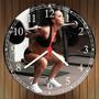 Imagem de Relógio De Parede Fitness Academias Musculação Fisiculturismo Quartz Tamanho 40 Cm RC011