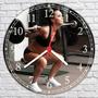 Imagem de Relógio De Parede Fitness Academias Musculação Fisiculturismo Quartz Tamanho 40 Cm RC011