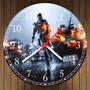 Imagem de Relógio De Parede Game Battlefield Jogos Quartz Tamanho 40 Cm RC008
