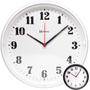 Imagem de Relógio de Parede Redondo 26cm de Ponteiro Tic Tac Herweg Decorativo para Cozinha Sala Escritório