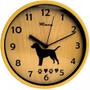 Imagem de Relógio de Parede Redondo animais Cães e gatos - Wincy
