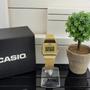 Imagem de Relógio de Pulso Casio Feminino Digital Dourado Slim Quadrado Moderno Original A700WMG-9ADF