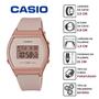 Imagem de Relógio de Pulso Casio Feminino Digital Rose Gold Moderno Leve Alarme Prova dágua Original LW-204-4ADF