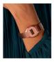 Imagem de Relógio de Pulso Casio Feminino Vintage Pequeno Quadrado Pulseira Aço Inóx Quartz Cronômetro Alarme Digital Casual Rose Gold LA-11WR-5ADF