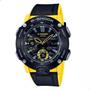 Imagem de Relógio de Pulso Casio G-Shock Masculino Anadigi Amarelo GA-2000-1A9DR