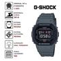 Imagem de Relógio de pulso Casio G-Shock Resistente Choques Prova Dágua 20 ATM Esportivo Cronômetro Alarme Multifuncional Temporizador Quartz Illuminator Masculino Digital Cinza DW-5610SU-8DR