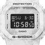 Imagem de Relógio de Pulso Casio G-Shock Unissex Digital Frozen Forest Cinza Branco Elegante Camuflagem DW-5600GC-7DR