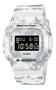 Imagem de Relógio de Pulso Casio G-Shock Unissex Digital Frozen Forest Cinza Branco Elegante Camuflagem DW-5600GC-7DR