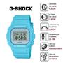 Imagem de Relógio de Pulso Casio G-Shock Unissex Digital Prova Dágua 200 Metros Feminino Masculino Quadrado Resistente Esportivo Azul DW-5600SC-2DR
