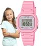 Imagem de Relógio de Pulso Casio Infantil Meninas Digital Illuminator Cronometro Alarme Calendário Resistente Água Rosa LA-20WH-4A1DF
