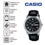 Imagem de Relógio de Pulso Casio Masculino Analógico Collection Classic Pulseira Aço Inóx Couro MTP-V006L-1BUDF