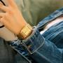 Imagem de Relógio de Pulso Casio Masculino Feminino Quadrado Retro Vintage Analógico Digital Fashion Alarme Calendário Quartz Casual Dourado AQ-230GA-9DMQ