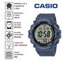 Imagem de Relógio de Pulso Casio Original Masculino Robusto Esportivo Prova Dágua 10 anos Bateria 5 Alarmes Cronômetro Digital Azul AE-1500WH-2AVDF