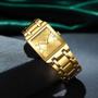 Imagem de Relógio de Pulso de Quartzo Dourado LiEBIG - 30m à Prova d'Água - Moda Luxo para Homens e Mulheres