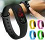 Imagem de Relógio de Pulso Digital Led Esportivo Adulto/Infantil Pulseira Bracelete Silicone Feminino/Masculino Sports Colorido