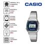 Imagem de Relógio de Pulso Marca Casio Retrô Feminino Vintage Digital Mini Prata LA670WA