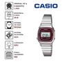 Imagem de Relógio de Pulso Marca Casio Retrô Feminino Vintage Digital Mini Prata LA670WA