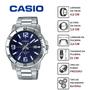 Imagem de Relógio de Pulso Masculino Casio Collection Analógico Prova D Água 50M Aço Inóx Casual Prata MTP-VD01D