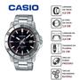 Imagem de Relógio de Pulso Masculino Casio Collection Analógico Prova D Água 50M Aço Inóx Casual Prata MTP-VD01D