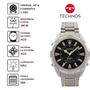 Imagem de Relógio de Pulso Masculino Technos Skydiver Prova Dagua 150 Metros Analógico Digital Pulseira e Caixa em Aço Inox Original
