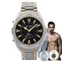 Imagem de Relógio de Pulso Masculino Technos Skydiver Prova Dagua 150 Metros Analógico Digital Pulseira e Caixa em Aço Inox Original